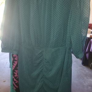 Teal dress